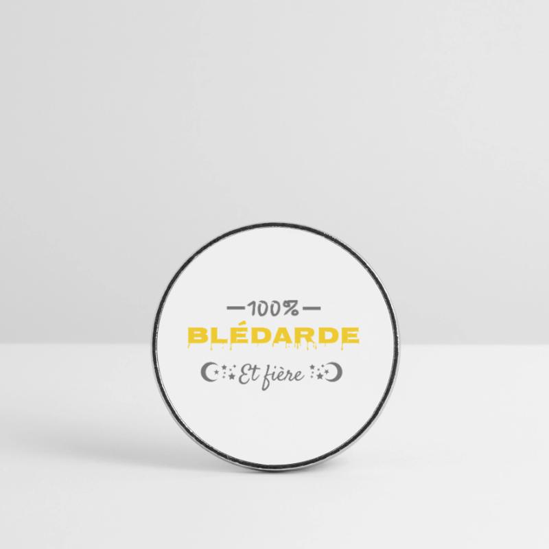 100% blédarde. Magnet rond