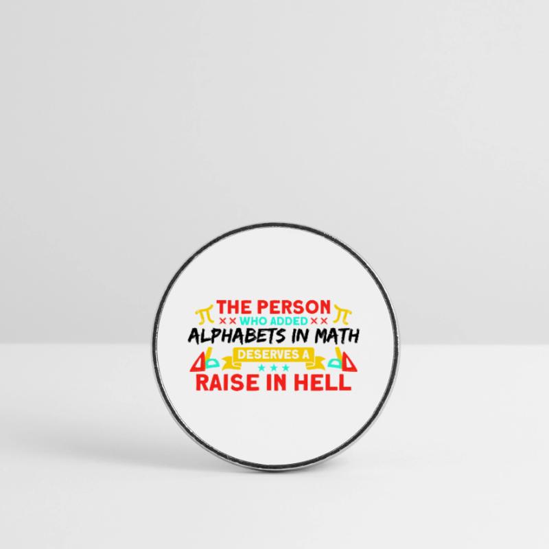 Math Mathematics Science Math Gift Round  fridge magnet