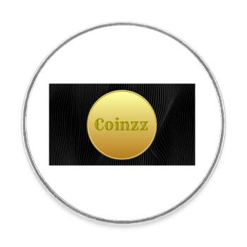 Conception de Coinzz - Magnet rond - blanc - Devant