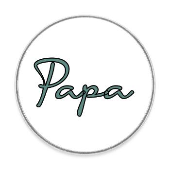 RETIREMENT. HAPPY RETIREMENT. HAPPY RETREAT - Round  fridge magnet - white - Front