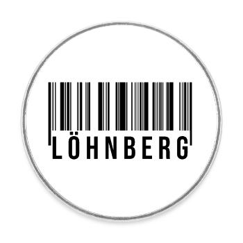 Löhnberg Westerwald - Runder Kühlschrankmagnet - Weiß - Vorne