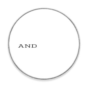 birthday present jokes bedroom baked goods - Round  fridge magnet - white - Front