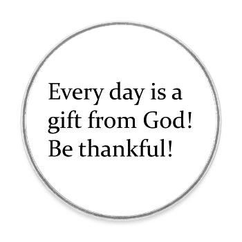 Motivation Sayings - Round  fridge magnet - white - Front
