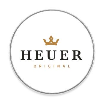 Heuer Original Nom de famille - Magnet rond - blanc - Devant