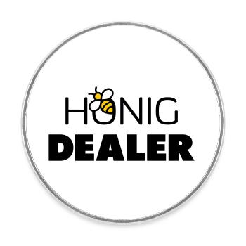 Honig Dealer Honigverkäufer - Runder Kühlschrankmagnet - Weiß - Vorne
