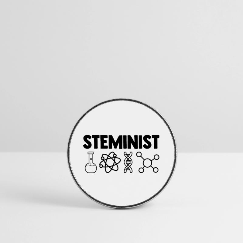 Steminist Software Developer Coder Nerd Conmputer Runder Kühlschrankmagnet
