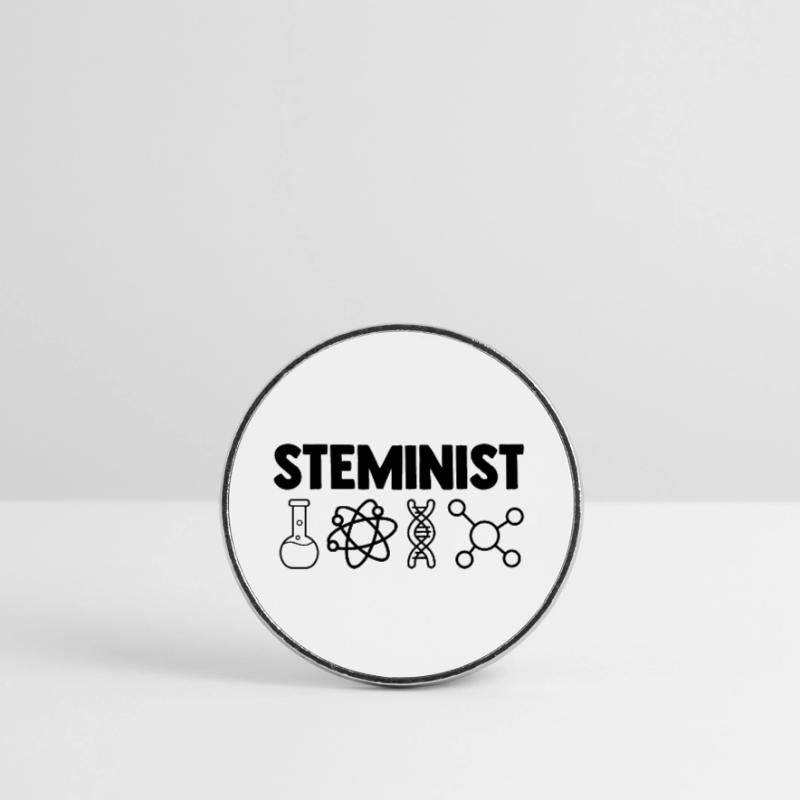 Steminist Software Developer Coder Nerd Conmputer Runder Kühlschrankmagnet