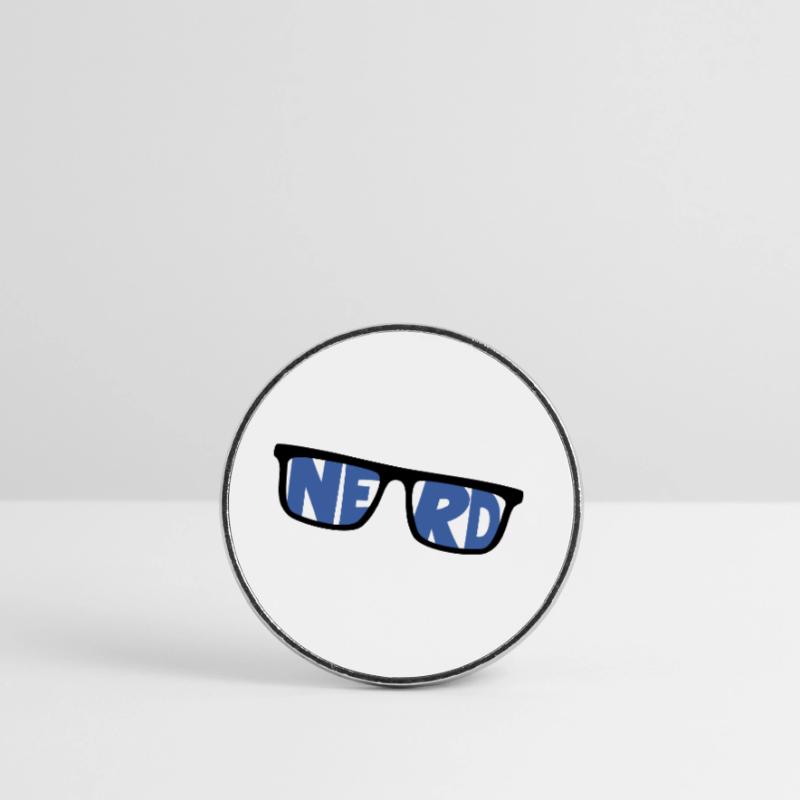 nerd coder server download cyberspace programmer Round  fridge magnet