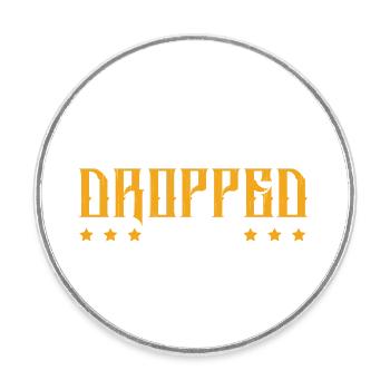 Trucker Cool Saying - Round  fridge magnet - white - Front