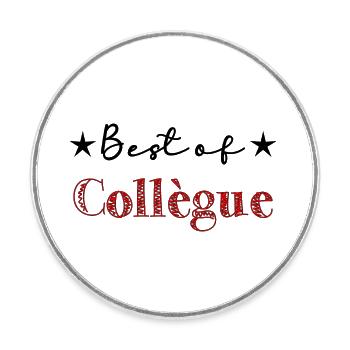 RETIREMENT. HAPPY RETIREMENT. HAPPY RETREAT - Round  fridge magnet - white - Front