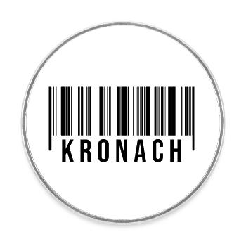 Kronach Bayern - Runder Kühlschrankmagnet - Weiß - Vorne