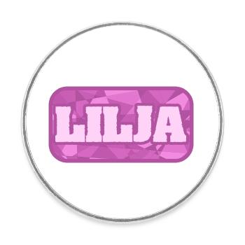 Health Lilja - Round  fridge magnet - white - Front