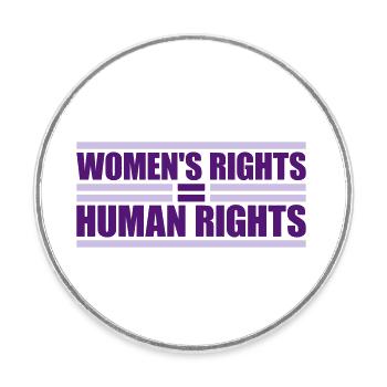 womens rights Feminist Zitat - Runder Kühlschrankmagnet - Weiß - Vorne