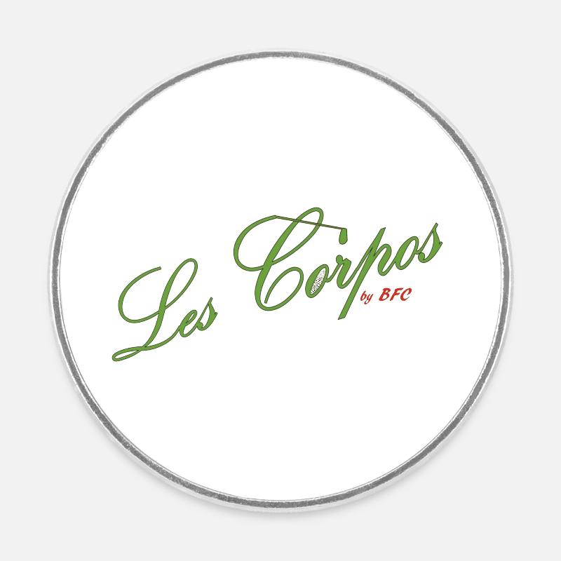 Les Corpos by BFC - Magnet rond - blanc