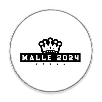 Malle 2024 Krone Holiday - Round  fridge magnet - white - Front