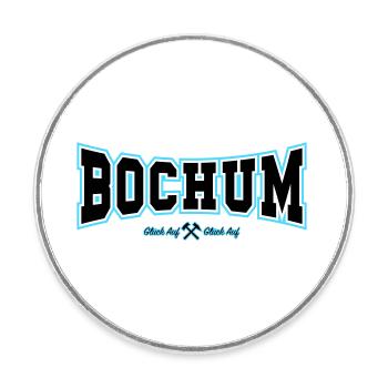 Bochum - Runder Kühlschrankmagnet - Weiß - Vorne