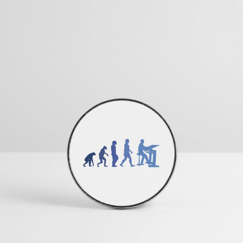 Draughtsman Evolution Client Architecte Directeur de la construction Magnet rond