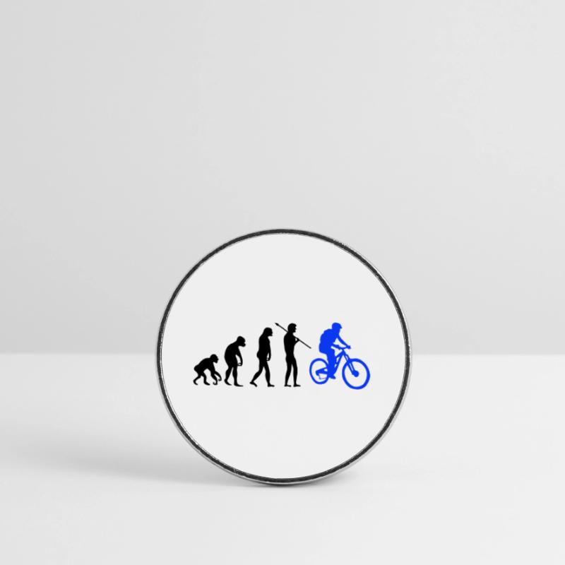 Biker Evolution Runder Kühlschrankmagnet