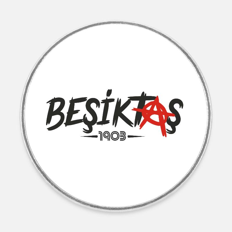 Beşiktaş Besiktas - Magnet rond - blanc