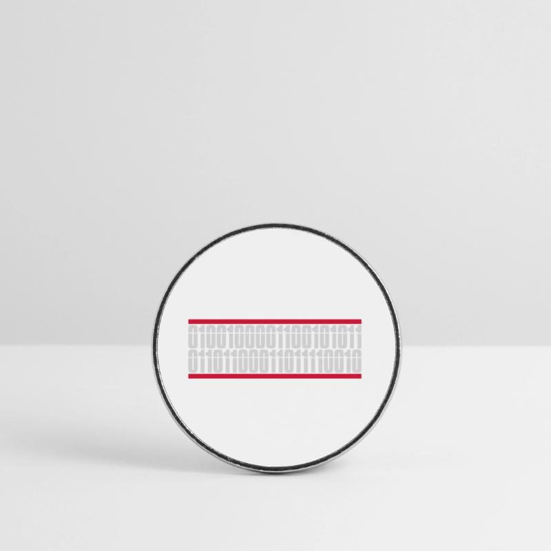 Binär Code Programm Sprache Runder Kühlschrankmagnet