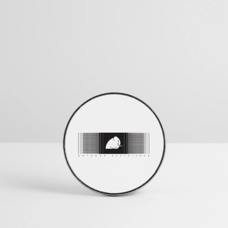 Mamood gradient check pattern Round  fridge magnet