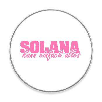 Wife - Round  fridge magnet - white - Front