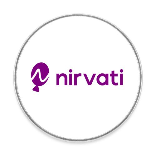 Nirvati Logo - Round  fridge magnet