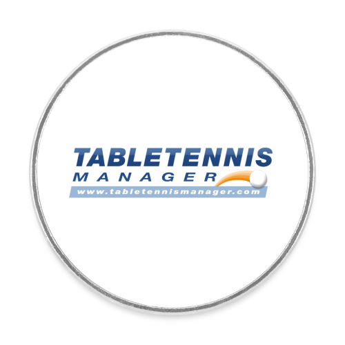 Table Tennis Manager Artikel - Runder Kühlschrankmagnet