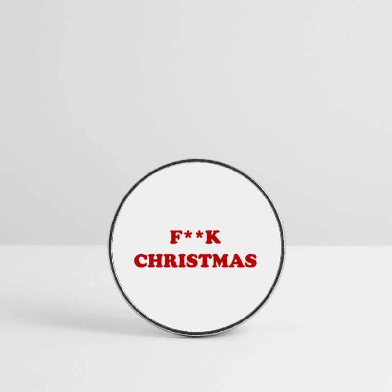 F**K Noël Magnet rond