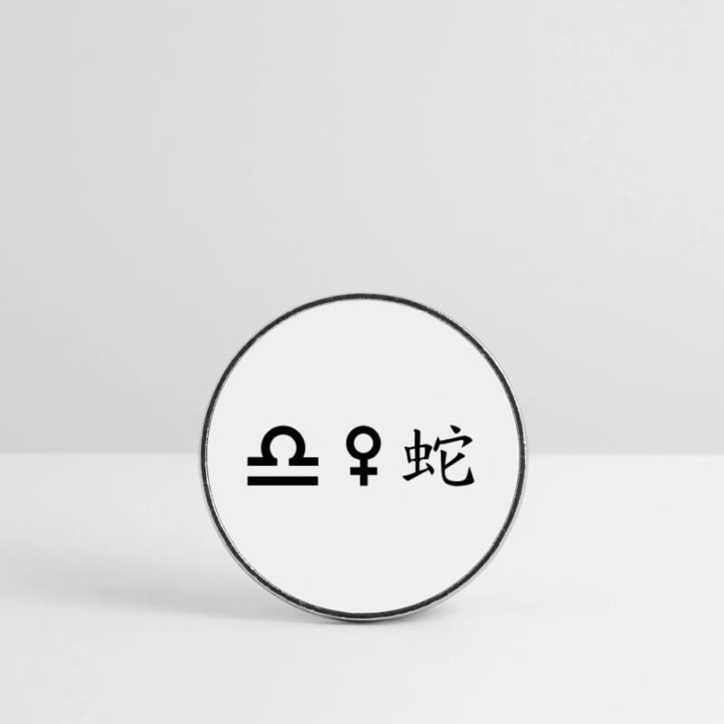 Libra Venus Snake Round  fridge magnet