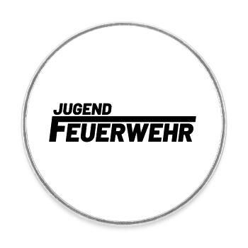 Jungedfeuerwehr Freiwillige Feuerwehr Jugend - Runder Kühlschrankmagnet - Weiß - Vorne