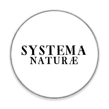 Systema Naturae - Runder Kühlschrankmagnet - Weiß - Vorne