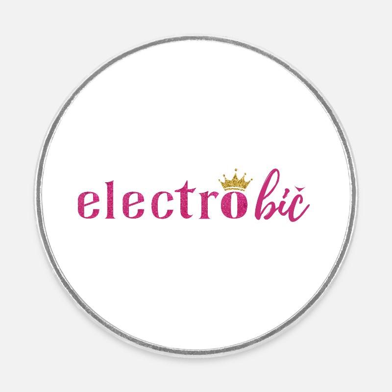 Electrobic Phalomis - Runder Kühlschrankmagnet - Weiß