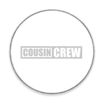 Leader Cousin Crew Team - Runder Kühlschrankmagnet - Weiß - Vorne
