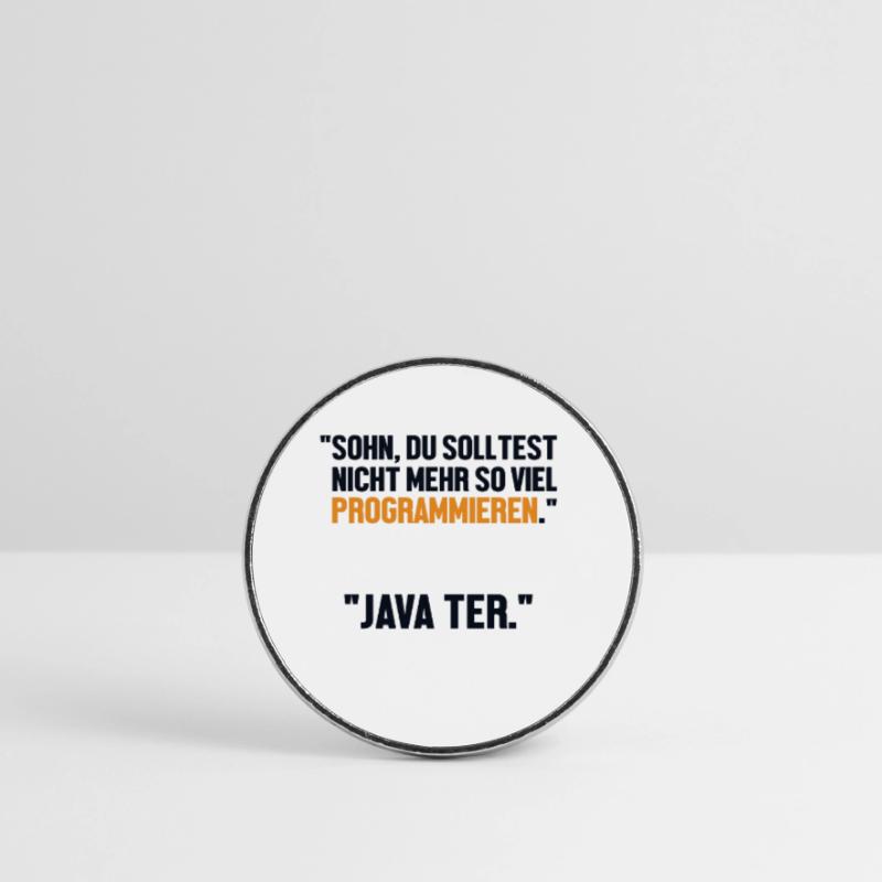 Sohn Programmieren Ja Vater Developer Coder Runder Kühlschrankmagnet
