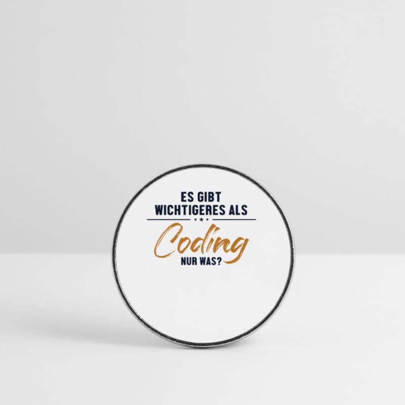 Wichtigeres als Coding Softwareingenieur Coder Runder Kühlschrankmagnet