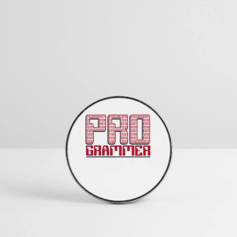 Programmer Developer Softwareentwickler Coder Runder Kühlschrankmagnet