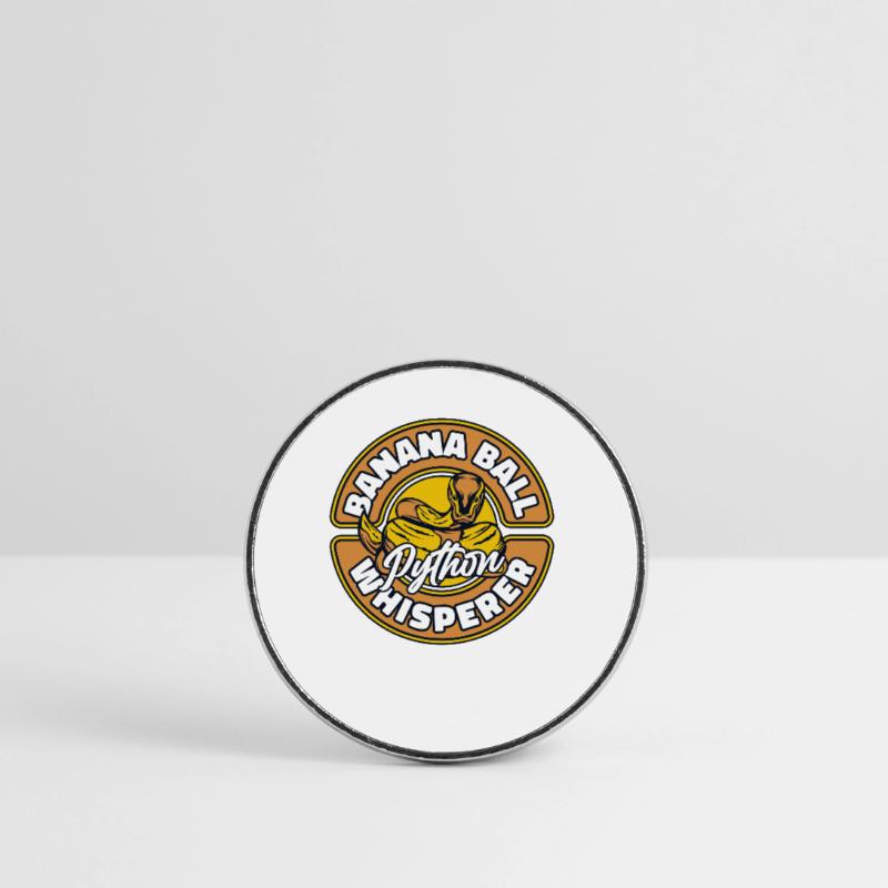 Boule de banane Python Chuchoter Python Boule de banane Magnet rond