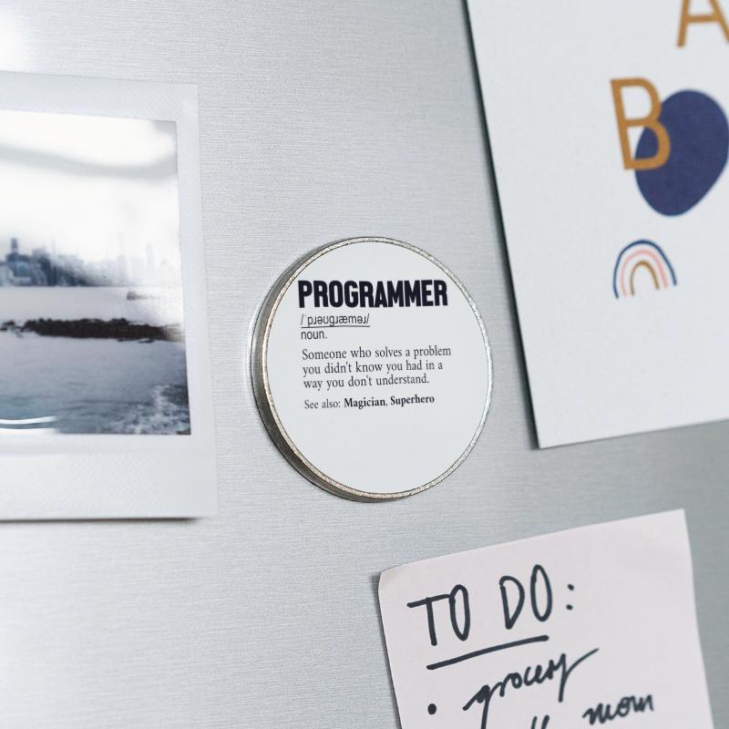 Runder Kühlschrankmagnet