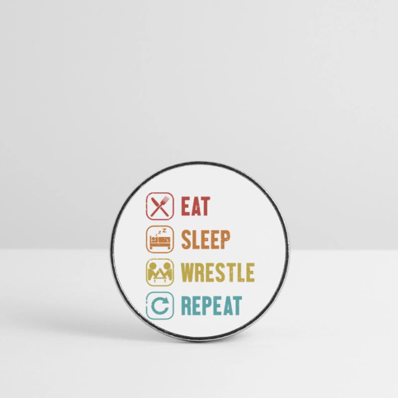 Manger Dormir Lutter Répéter Techniques Exercice Bras Magnet rond