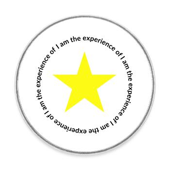 Mantric 2 - I am - Round  fridge magnet - white - Front