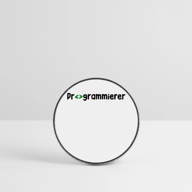 Programmierer Developer Webentwickler Skripting Runder Kühlschrankmagnet