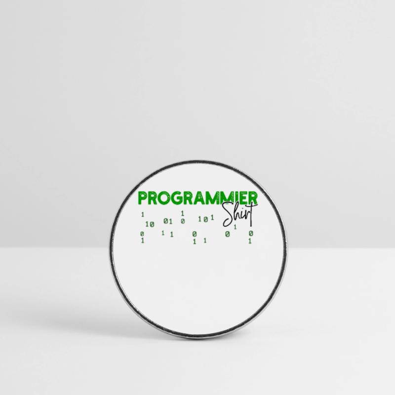Programmeur Développeur Code Statement Scripting Magnet rond