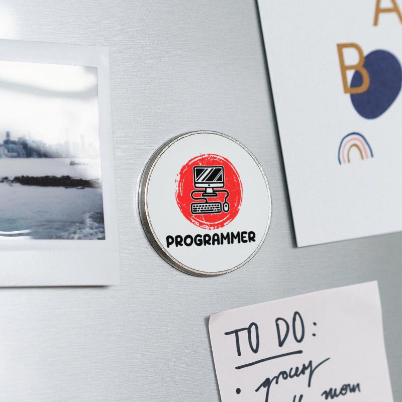 Runder Kühlschrankmagnet