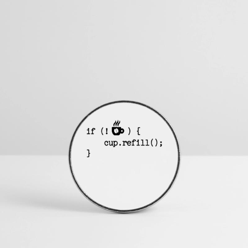 Developer Programmierer Code Webentwickler Debug Runder Kühlschrankmagnet