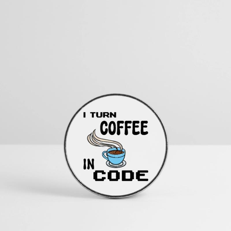 Code Programmierer Skripting Statement Developer Runder Kühlschrankmagnet