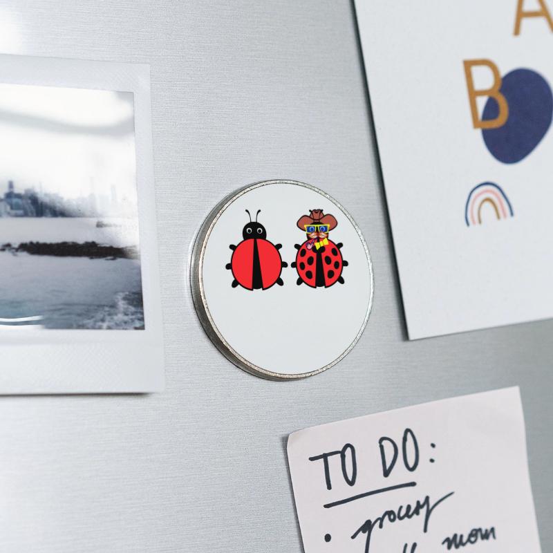 Runder Kühlschrankmagnet