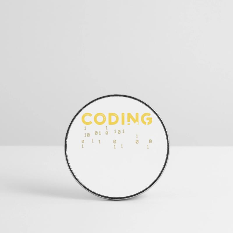 Coden Statement Developer Programmierer Skripting Runder Kühlschrankmagnet