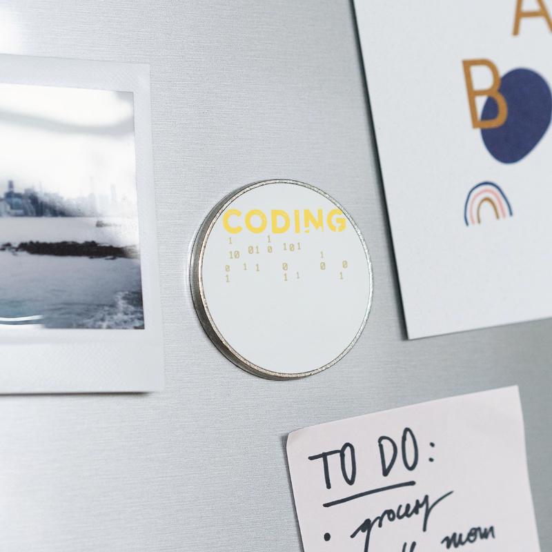 Runder Kühlschrankmagnet