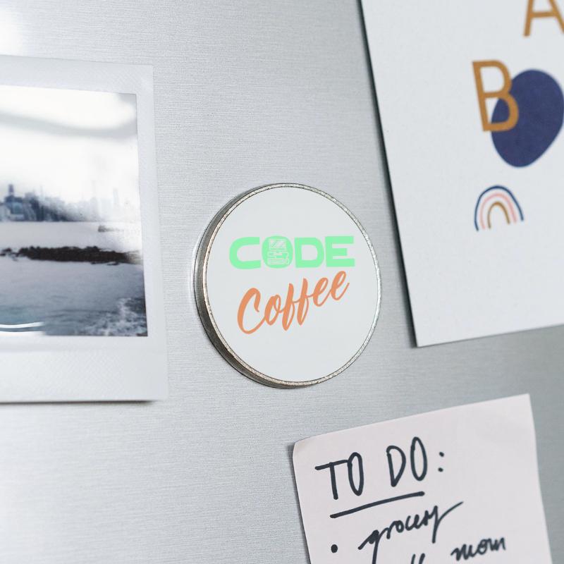 Runder Kühlschrankmagnet